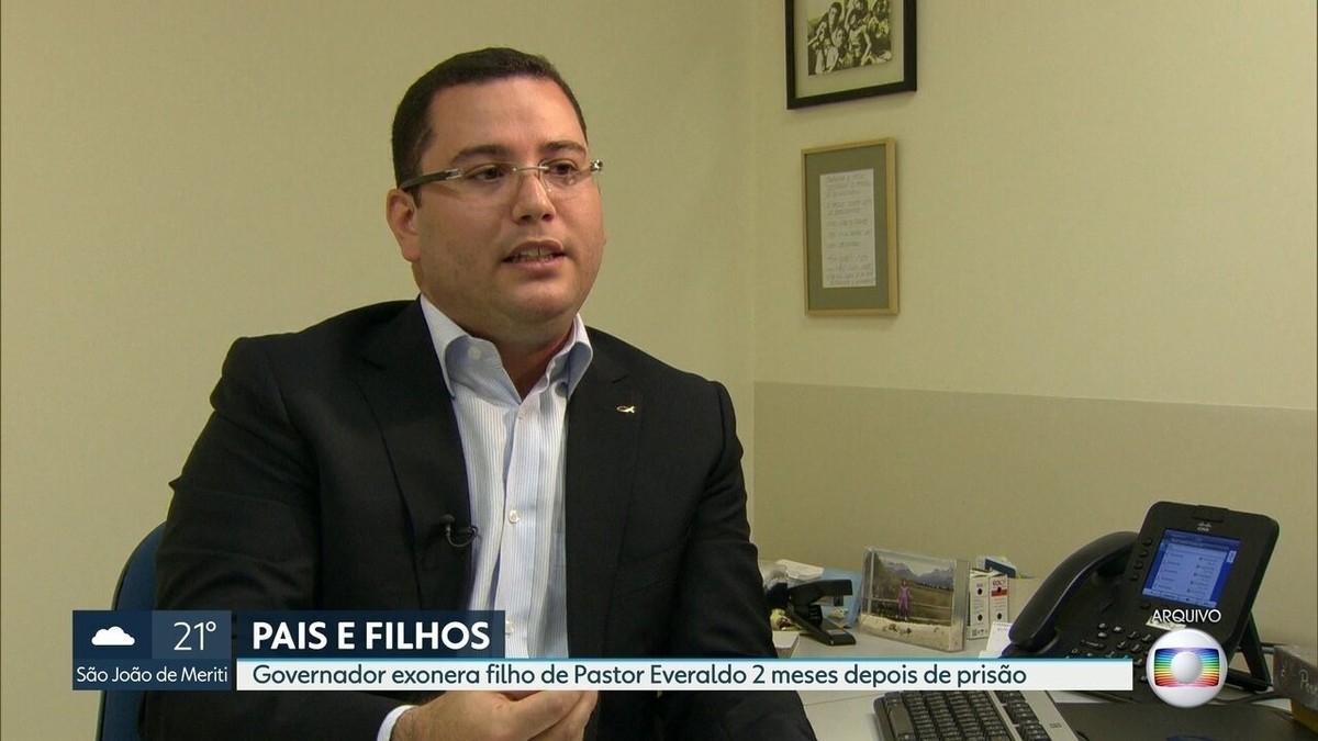 Governo Do Rj Exonera Filho De Pastor Everaldo Dois Meses Depois Da