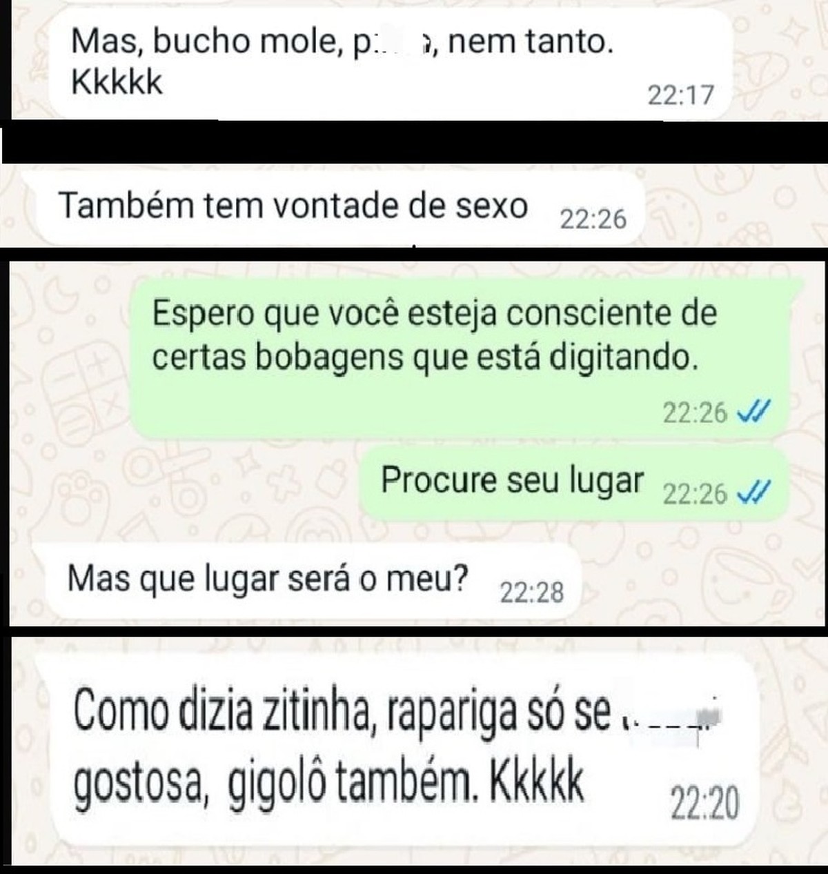 Prints Mostram Mensagens De Professor Da Uespi Denunciado Por Ass Dio Contra Aluna Tamb M Tem
