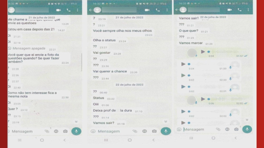 Nude E Convite Sexual Veja Mensagens Que Professor Da Uepg Mandou Para Aluna Ecos Da Noticia