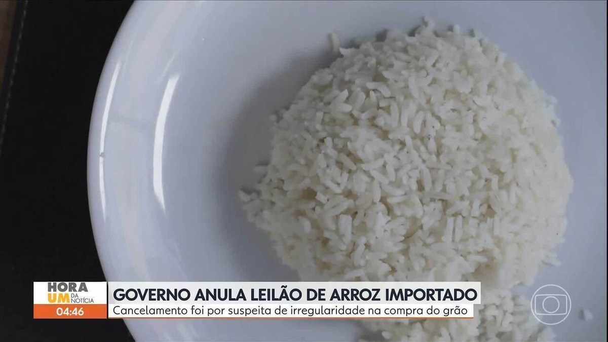 Regras para nova compra de arroz importado devem ficar prontas em até