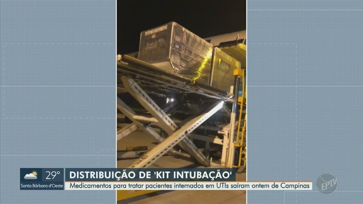 Mais 12 voos saem de Viracopos para distribuir kit intubação em