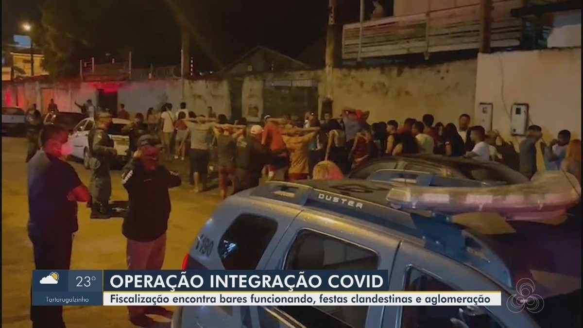 Fiscalização fecha bares e encerra festa clandestina mais de 300