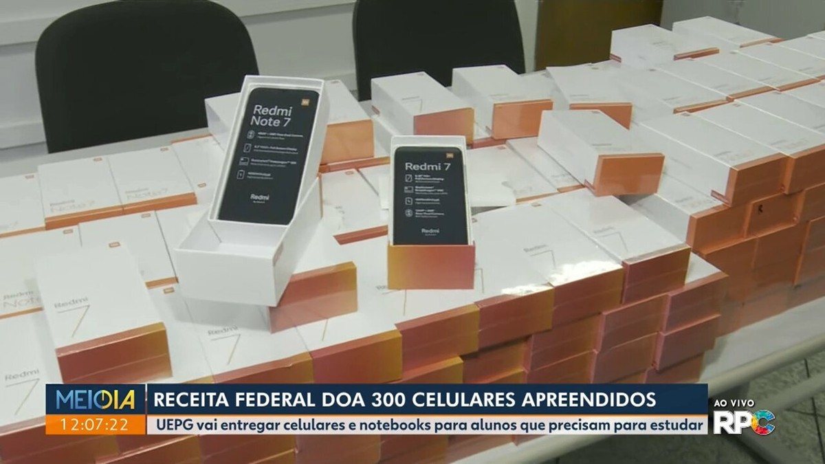 Receita Federal Doa 300 Celulares Apreendidos Para Estudantes Da UEPG