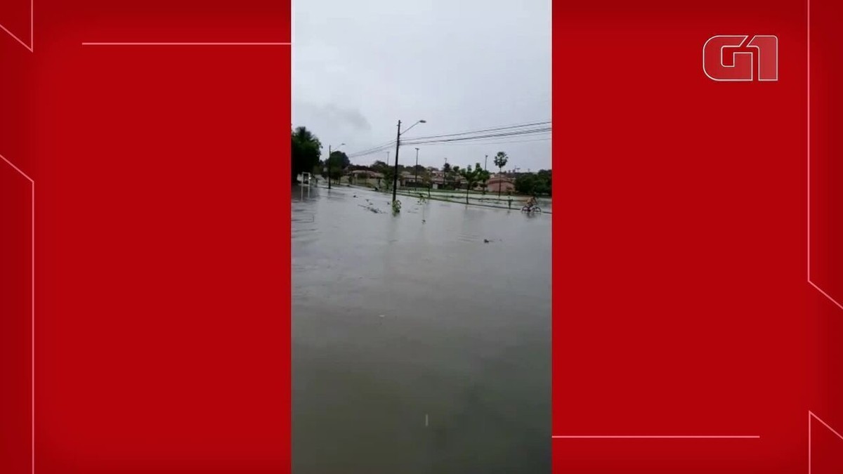 Fortaleza tem manhã de chuva forte e alagamentos vídeo Ceará G1