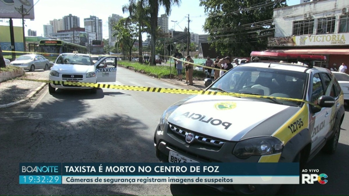 Taxista é morto a tiros em Foz do Iguaçu diz polícia vídeo Oeste e