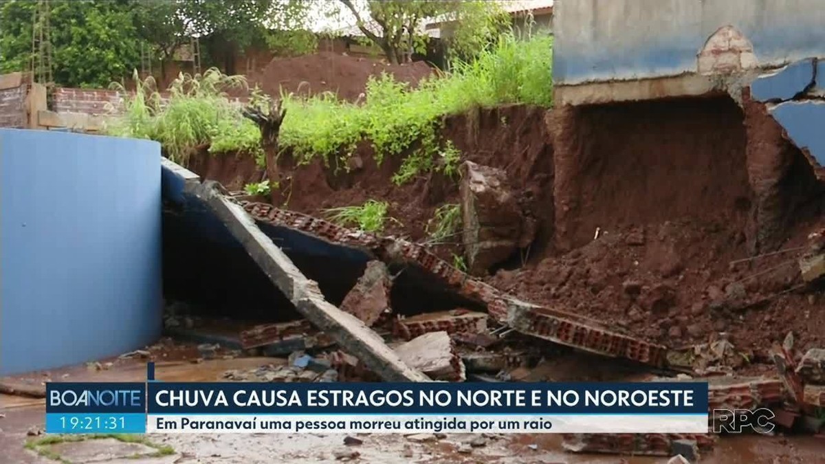 Homem morre após ser atingido por raio em Ivaté Norte e Noroeste G1