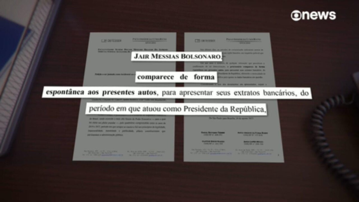 Após decisão de quebra do sigilo Bolsonaro apresenta extratos