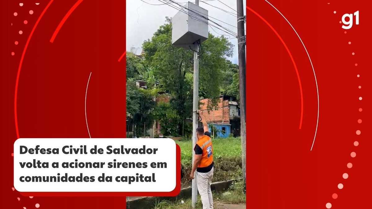 Defesa Civil De Salvador Volta A Acionar Sirenes Em Tr S Comunidades Da