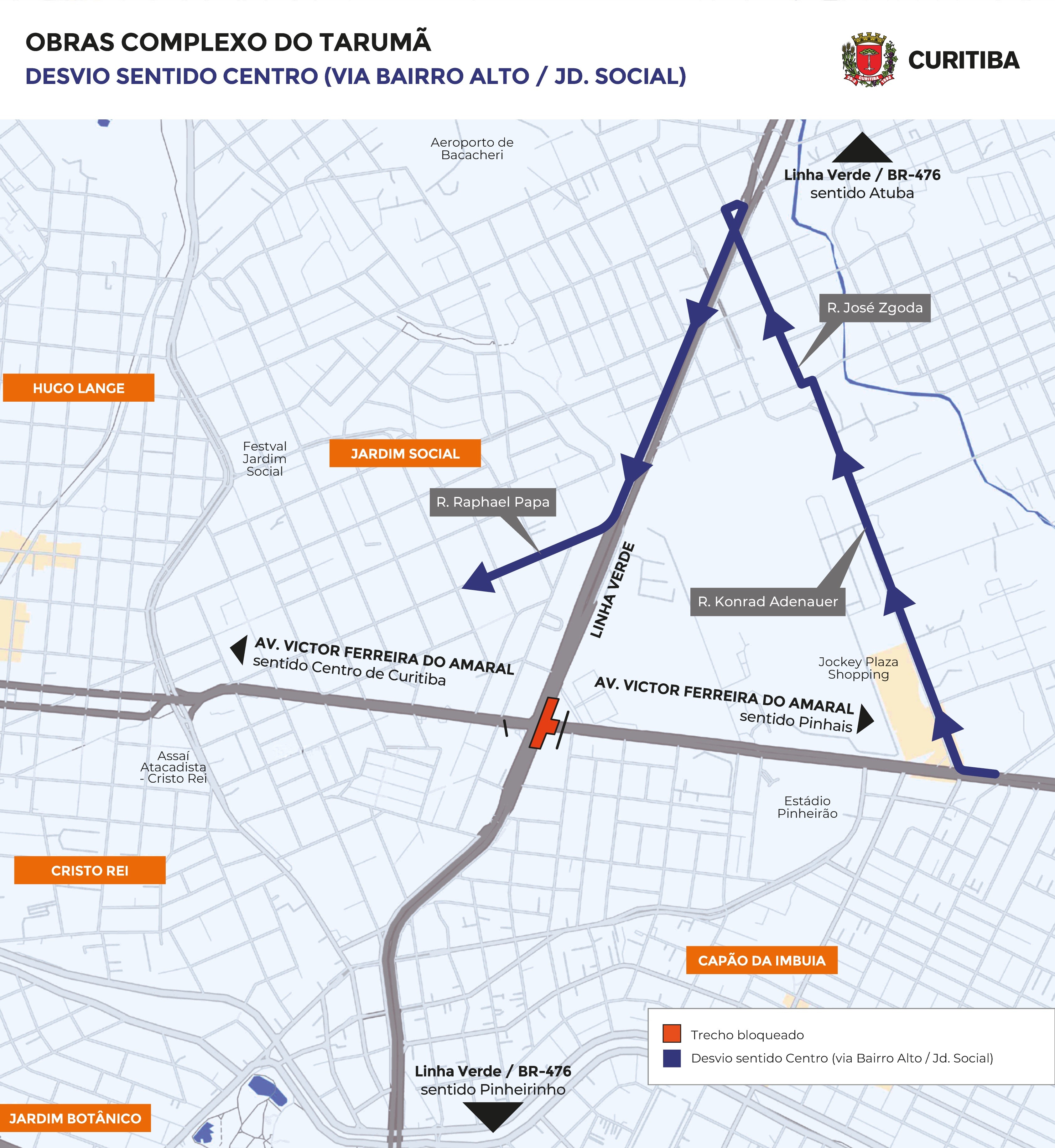 Novo Bloqueio Para Obras Do Complexo Tarum Causa Desvios No Tr Nsito