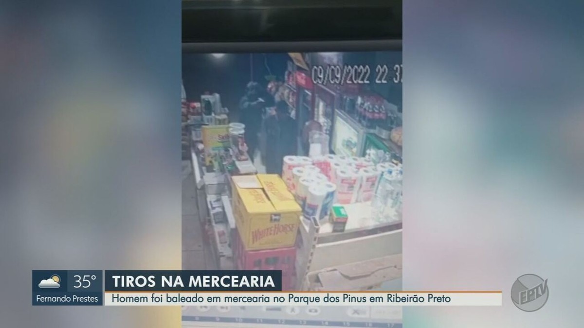 Homem é baleado durante tentativa de assalto a mercearia em Ribeirão