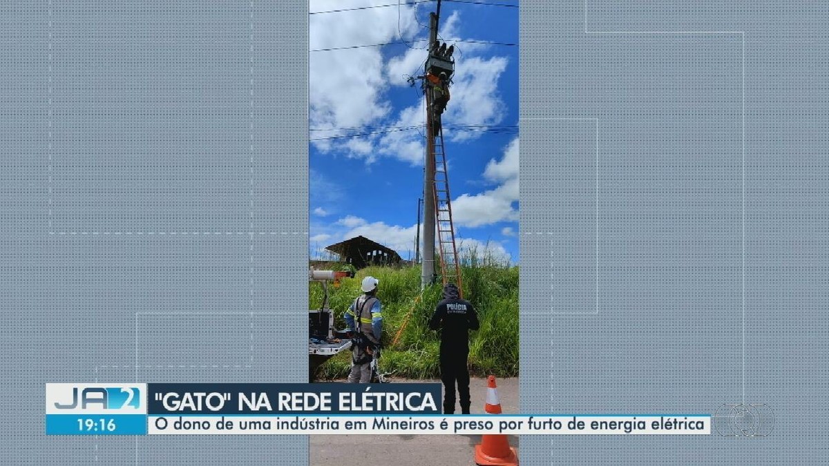 Dono de indústria de tijolos é preso suspeito de fazer gato e furtar