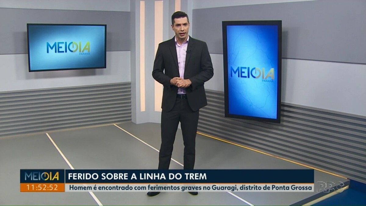 Homem tem perna amputada após ser atropelado por trem em Ponta Grossa