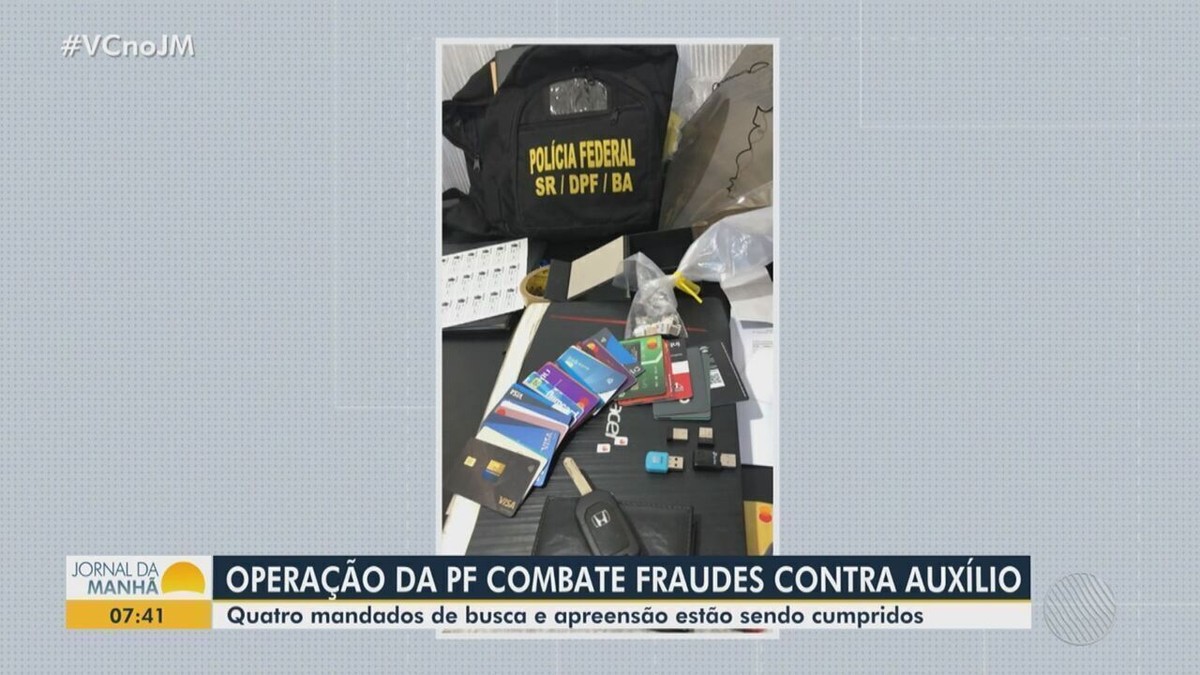 Pf Cumpre Mandados Em Opera O Contra Fraudes Em Contas Do Aux Lio