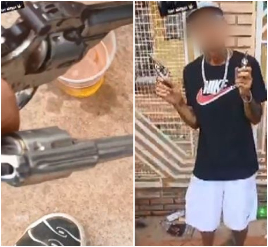 V Deo Homens Exibem Armas Em Festa No Broa Onde Adolescente Foi