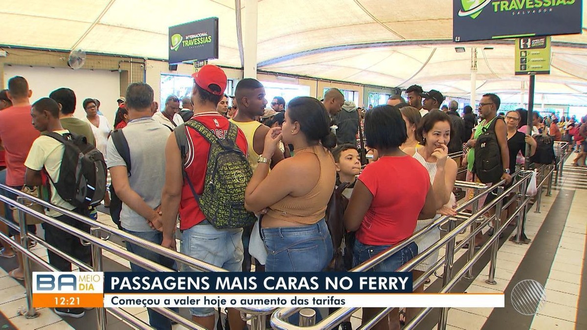 Novos Pre Os Da Passagem Do Ferry Boat Come Am A Valer A Partir Deste