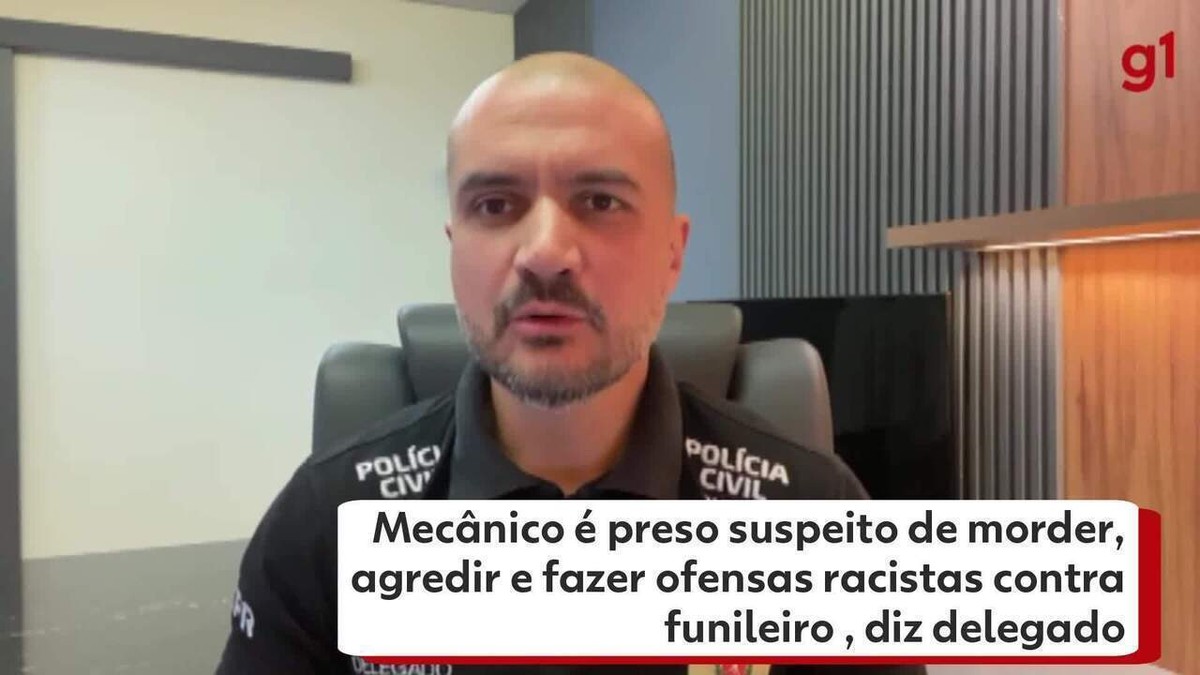 Mecânico é preso suspeito de morder agredir e fazer ofensas racistas