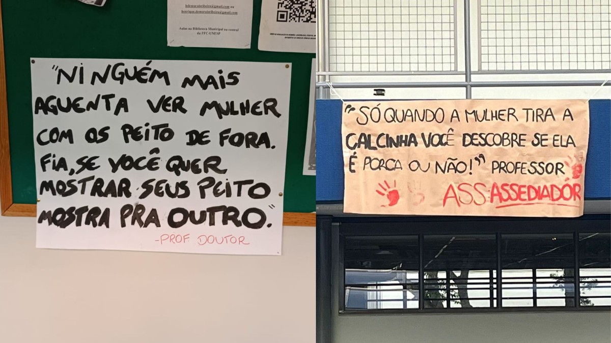 Estudantes Da Unesp Colam Cartazes No Campus E Acusam Professor De Ass Dio No Interior De Sp