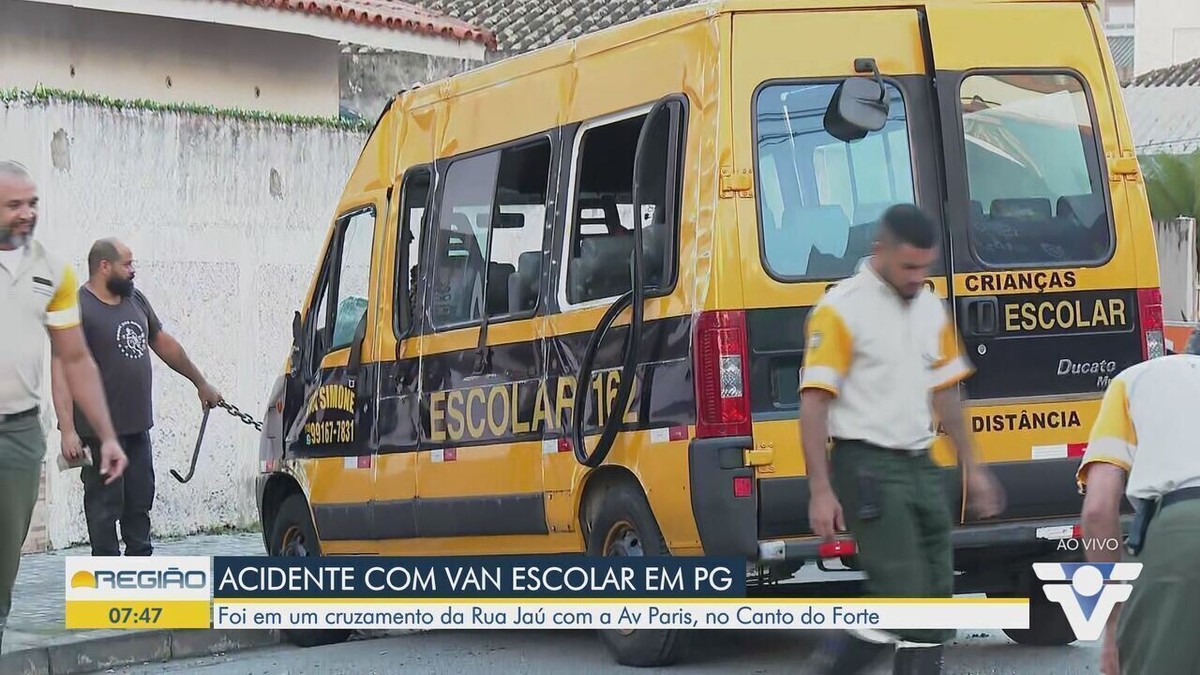 Van Escolar Tomba E Deixa Feridos No Litoral De Sp V Deo Santos E