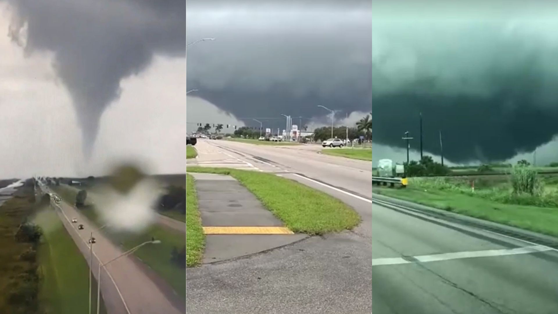 V Deo Tornados Atingem A Fl Rida Antes De Chegada Do Furac O Milton