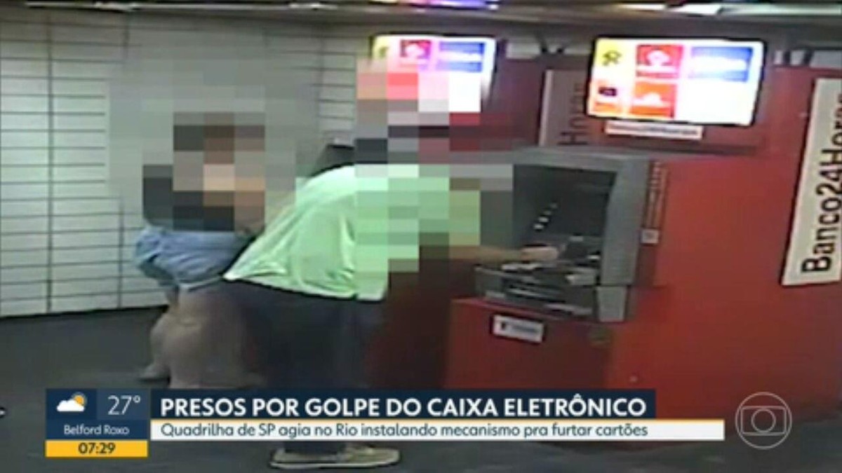 Polícia prende integrantes de quadrilha que aplicava golpes em caixas