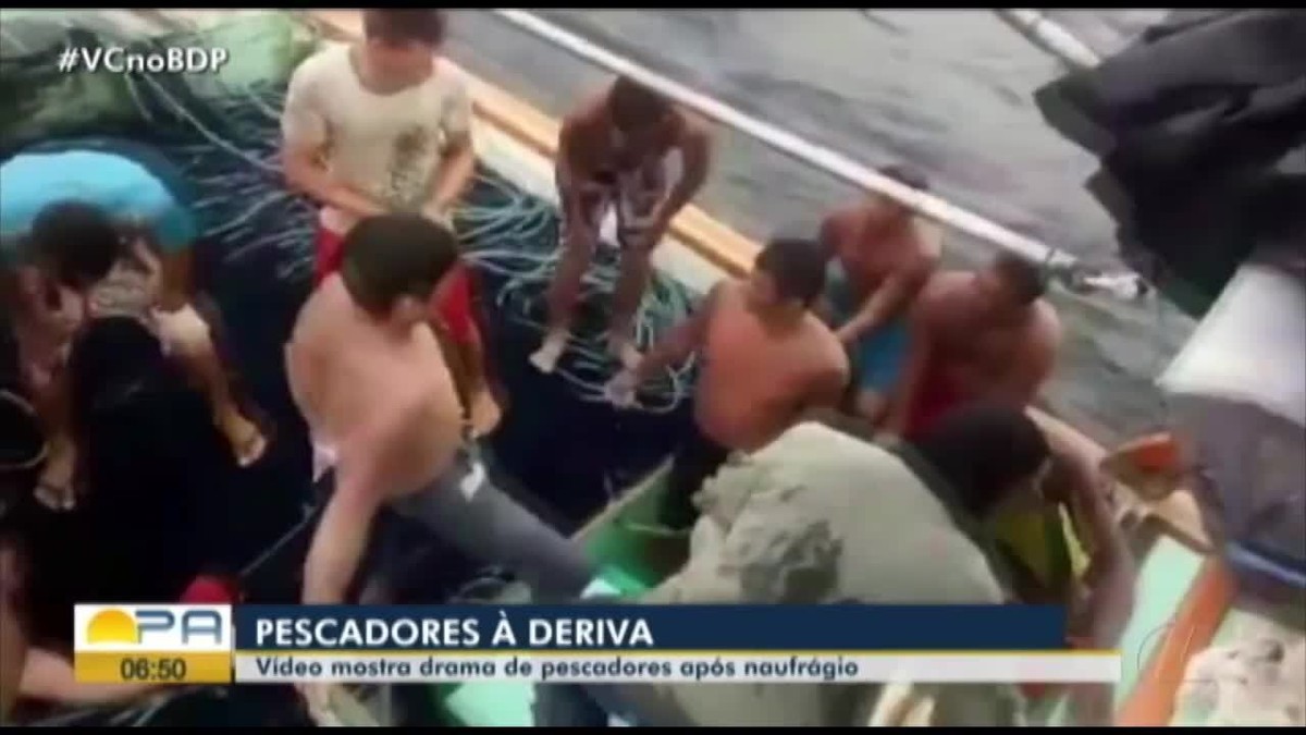 V Deo Mostra Resgate De Pescadores Que Ficaram Deriva No Nordeste Do