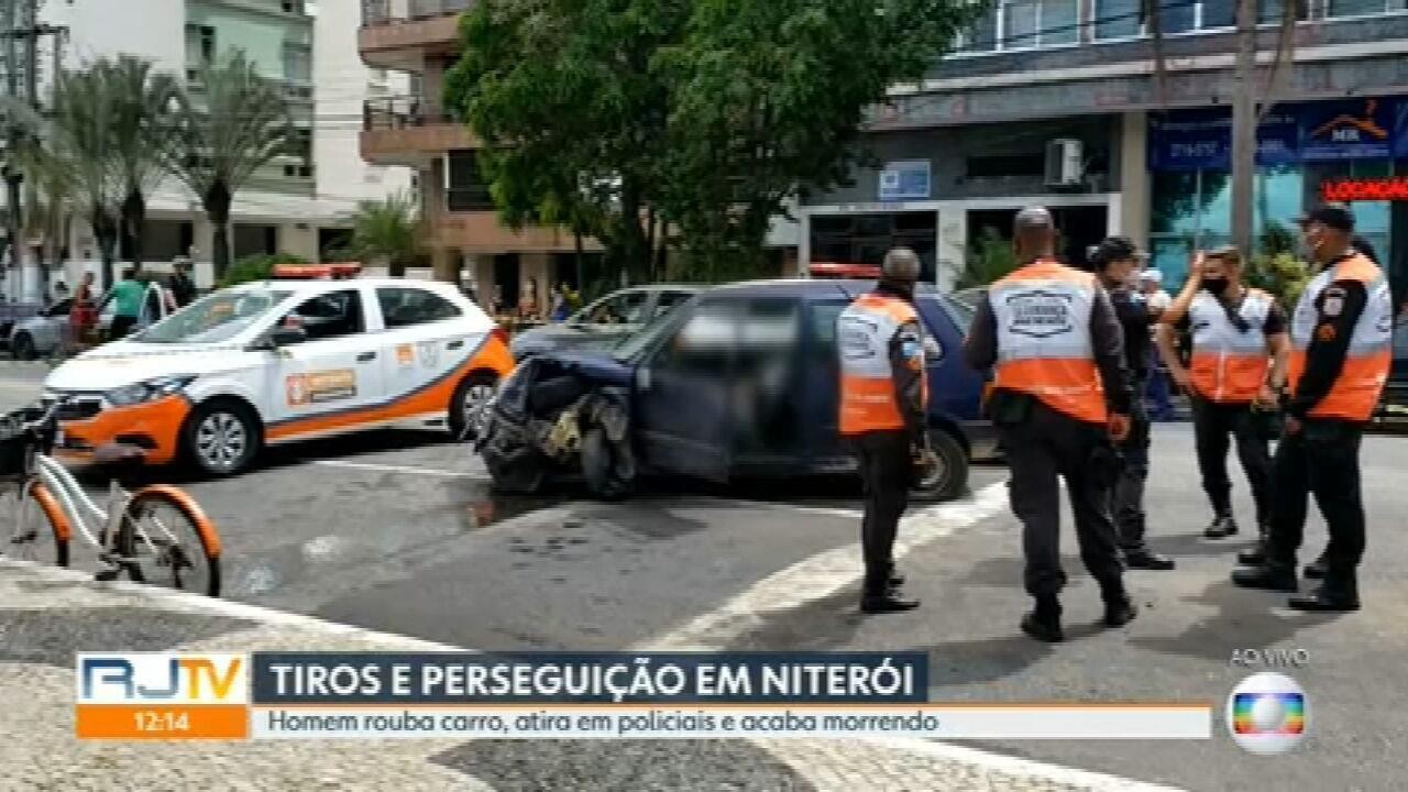 Suspeito morre após tiroteio e perseguição na Praia de Icaraí em