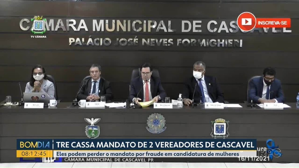 Tre Pr Cassa Mandatos De Vereadores Do Pl De Cascavel Por Fraude Na