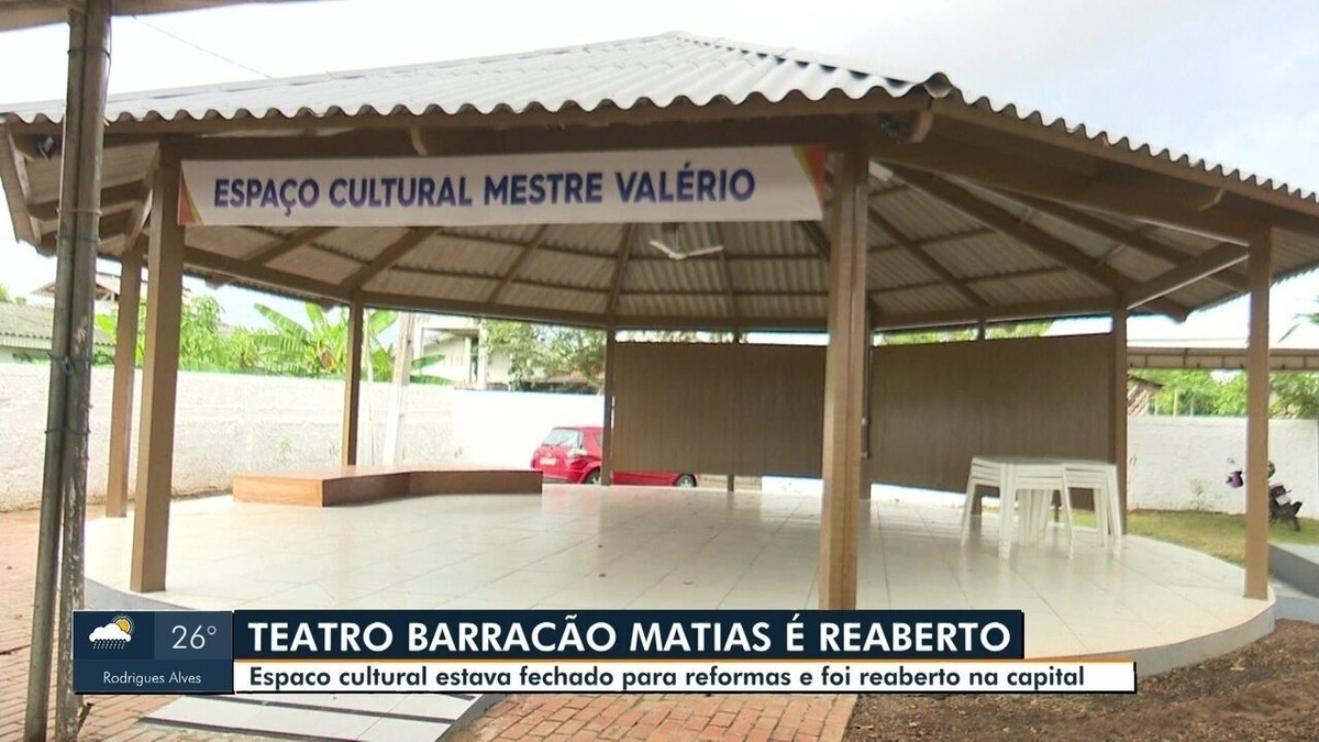 Fechado para reforma há mais de 40 dias Teatro Barracão Matias é