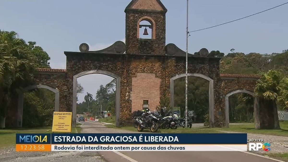 Estrada da Graciosa é liberada mas terá bloqueios à noite veja