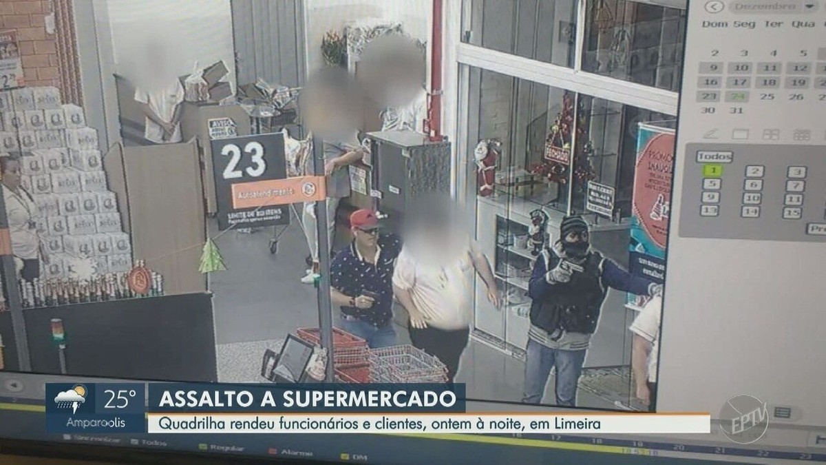 Criminosos Rendem Funcion Rios E Clientes Durante Assalto A