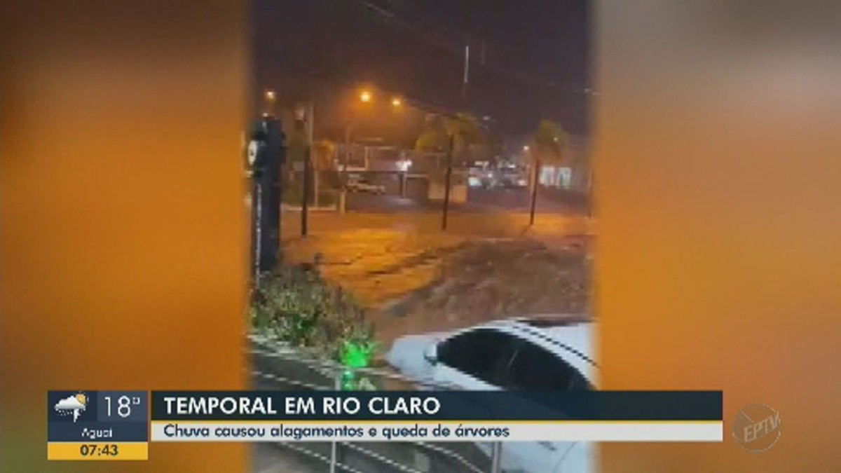 Chuva Causa Alagamentos Em Rio Claro E Derruba De Mais De Rvores