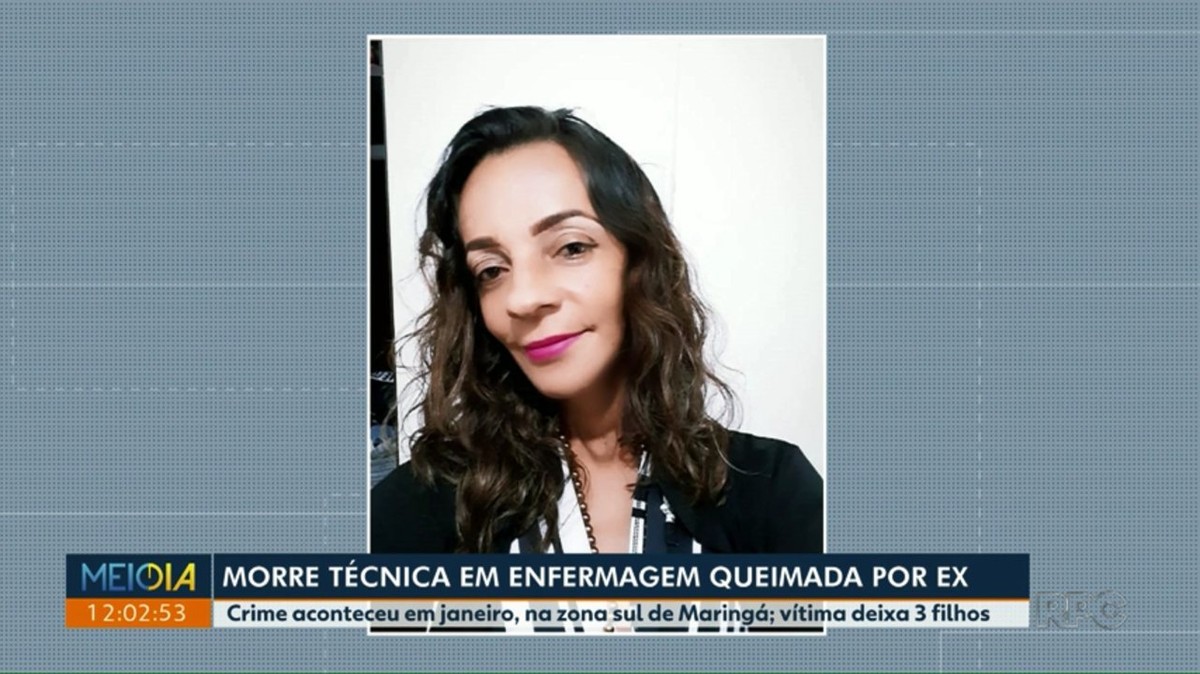 Técnica de enfermagem morre após ter corpo queimado pelo ex marido no