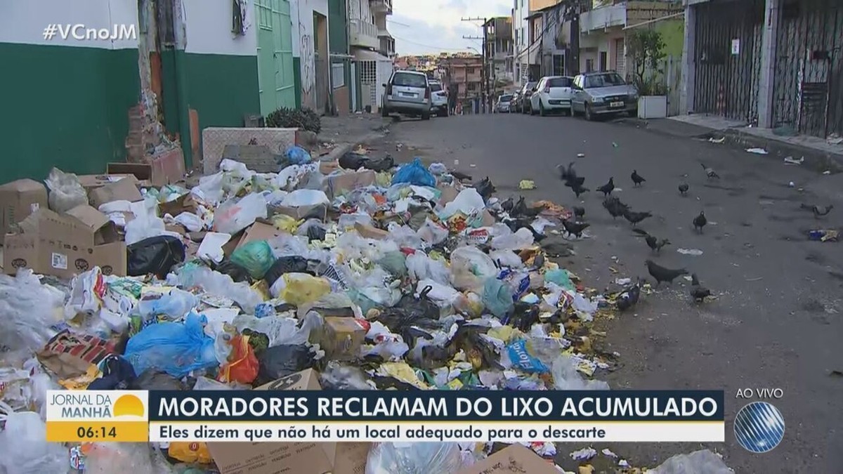 Moradores Reclamam De Lixo Acumulado Em Bairro De Salvador Dentro De