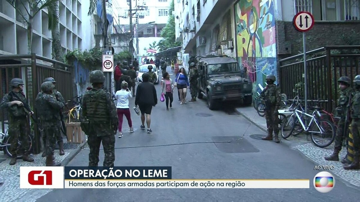 Forças de segurança cercam comunidades do Leme na Zona Sul do Rio