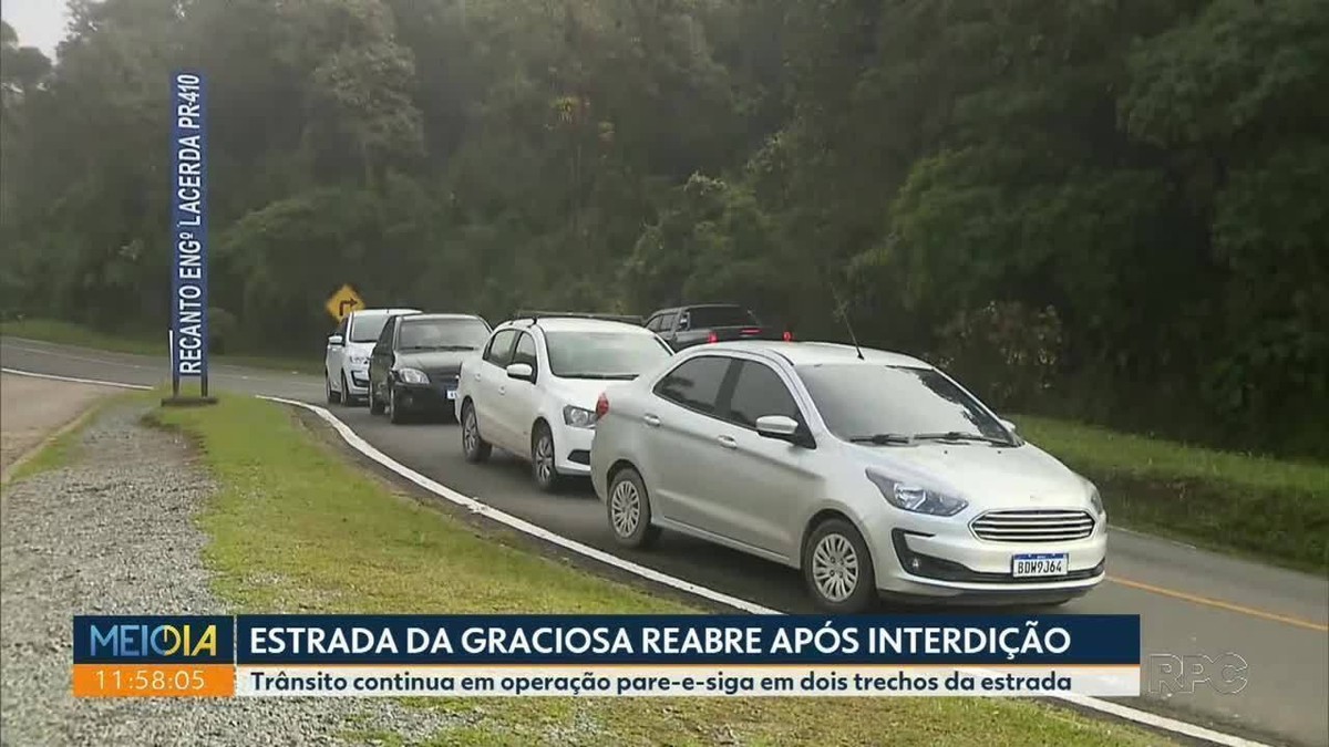 Estrada Da Graciosa Liberada Ap S H De Interdi O Preventiva