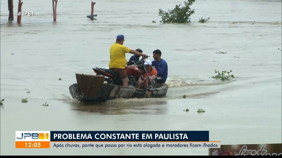 Moradores Ficam Ilhados E Precisam Usar Canoas Para Atravessar Rio Ap S