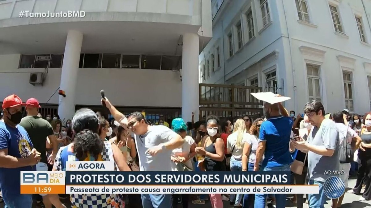 Servidores Da Prefeitura De Salvador Protestam Por Reajuste Salarial E