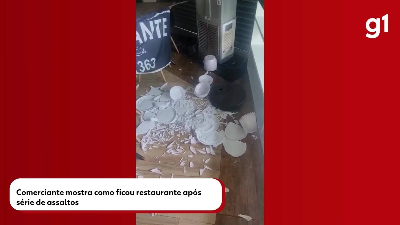 V Deo Criminosos Invadem Restaurante E Furtam O Local Vezes Seguidas