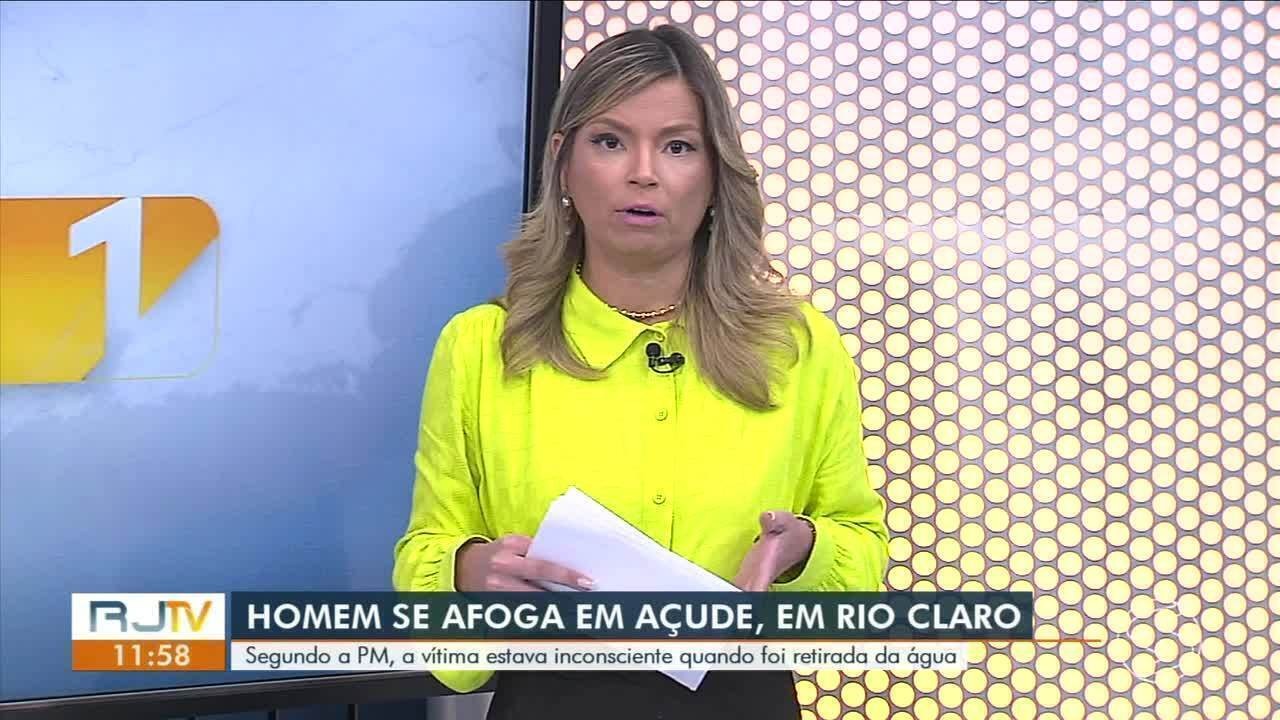 Homem Resgatado Ap S Se Afogar Em A Ude Em Rio Claro Sul Do Rio E