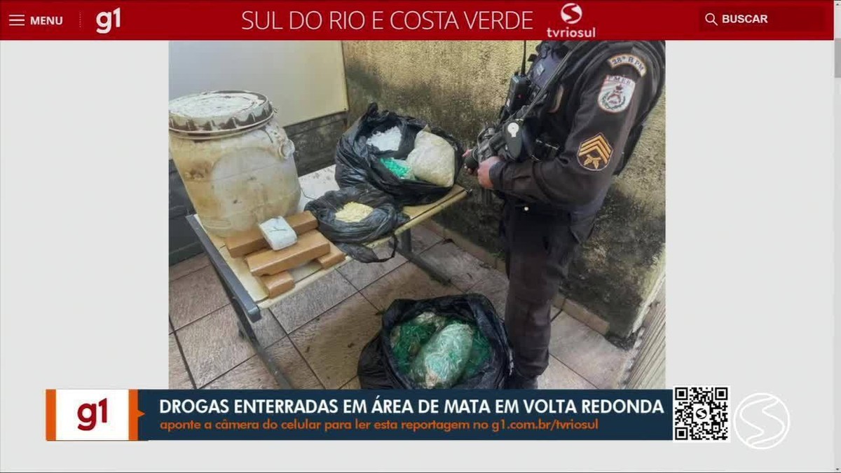 Quase Kg De Drogas S O Encontrados Enterrados Em Rea De Mata Em