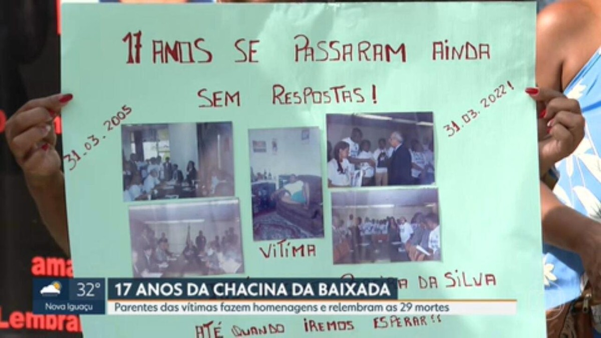 Parentes de vítimas se reúnem em Queimados para lembrar dos 17 anos da