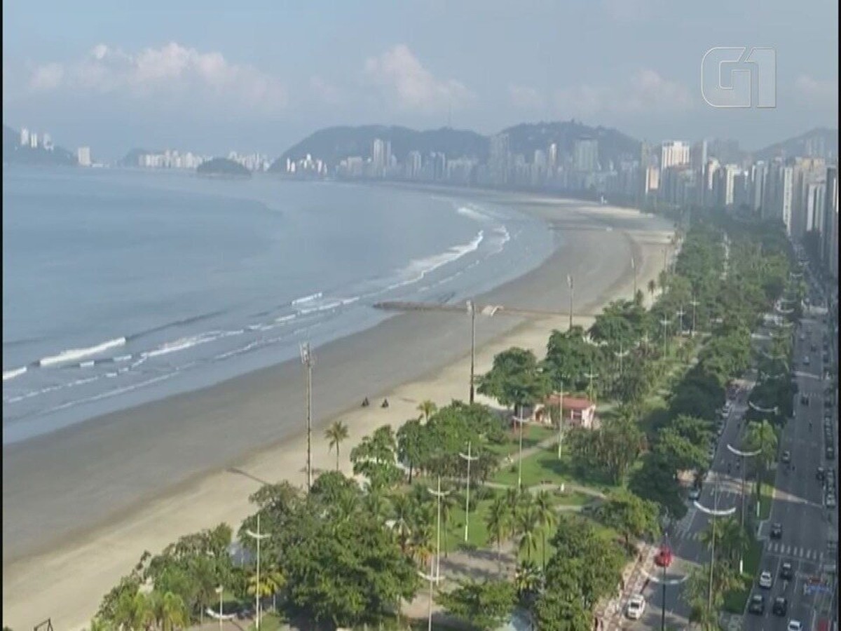 Praias Ficam Completamente Vazias No Primeiro Dia De Bloqueio No