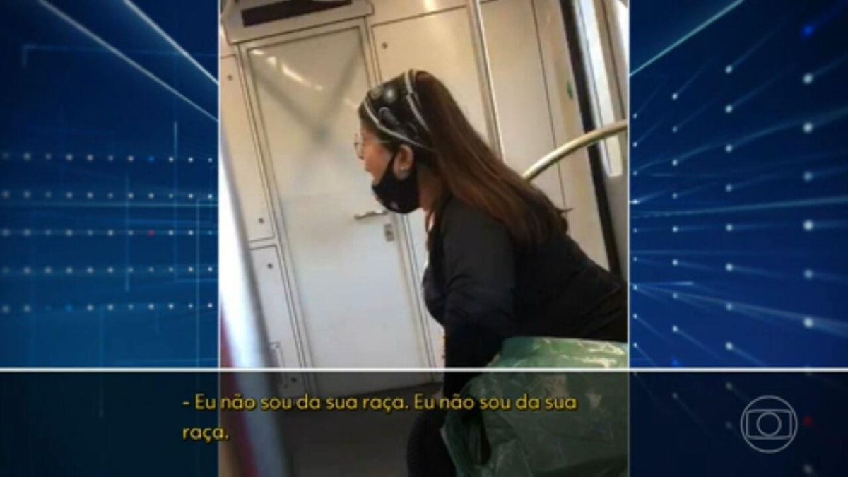 Mulher é presa em flagrante por injúria racial contra família no metrô