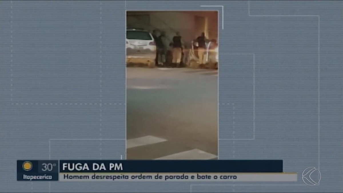 VÍDEO motorista inabilitado é detido após bater veículo furtado