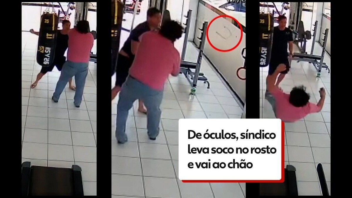 V Deo S Ndico Agredido Soco Na Cara Em Condom Nio No Df E Vai