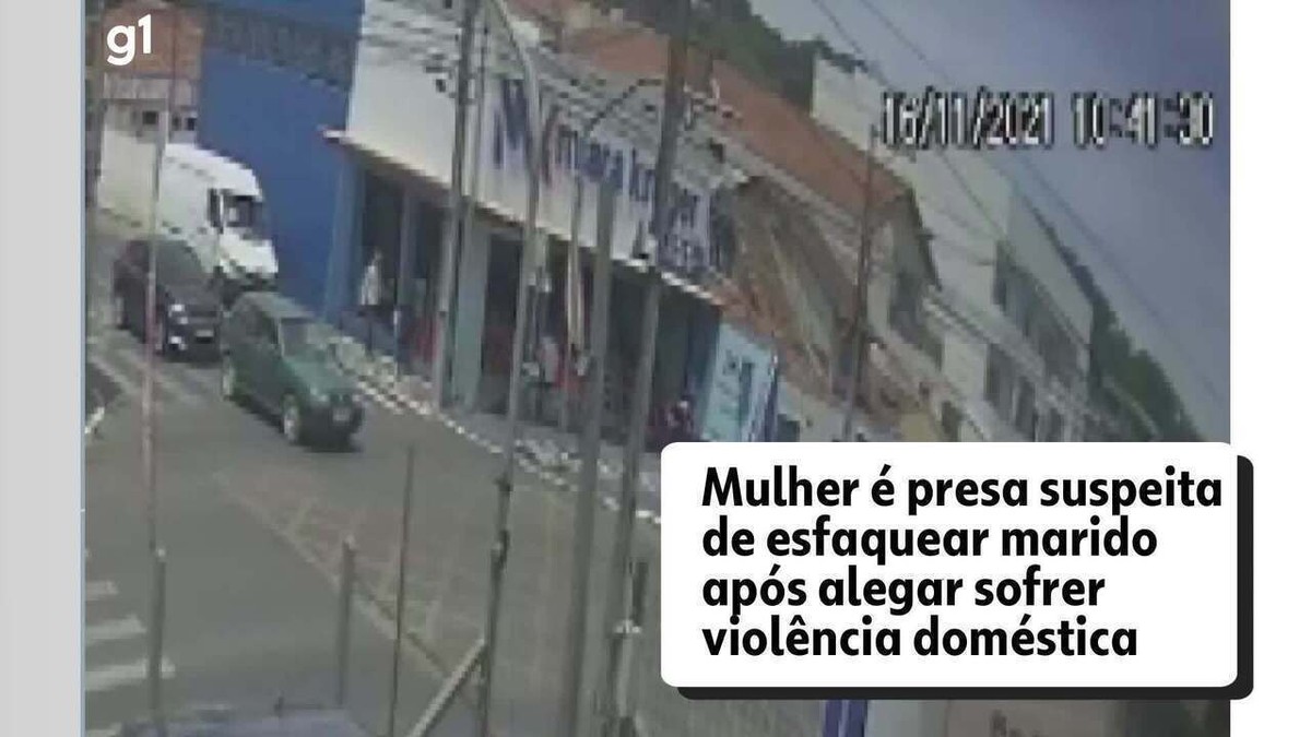 Mulher é presa suspeita de esfaquear marido após alegar sofrer