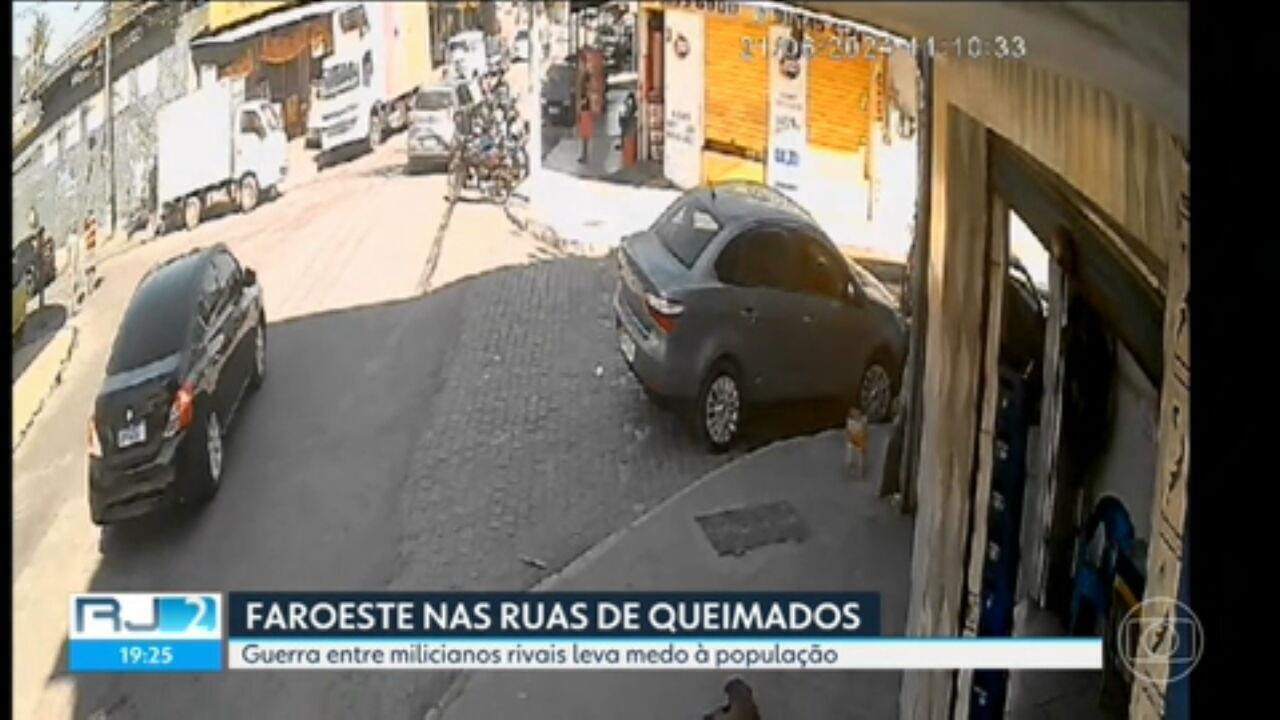 V Deo Mostra Tiroteio Luz Do Dia Na Baixada Fluminense Moradores