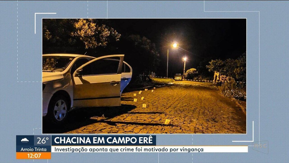 Irmãos presos por chacina que matou 4 em SC tinham como alvo mulher que