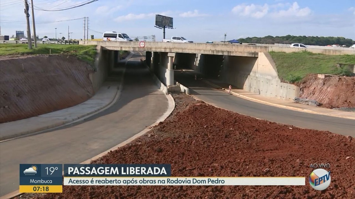 Tráfego sob viaduto na Rodovia Dom Pedro I é liberado após obras