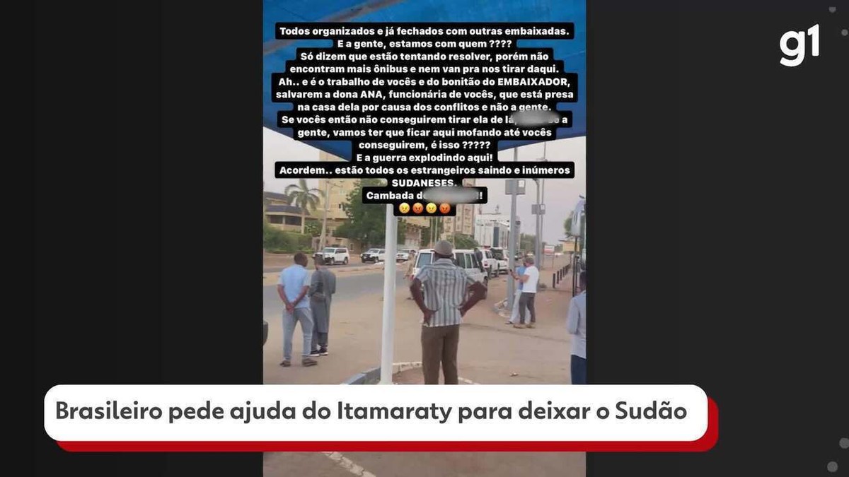 Sem ajuda do Itamaraty brasileiro tenta sair do Sudão por conta